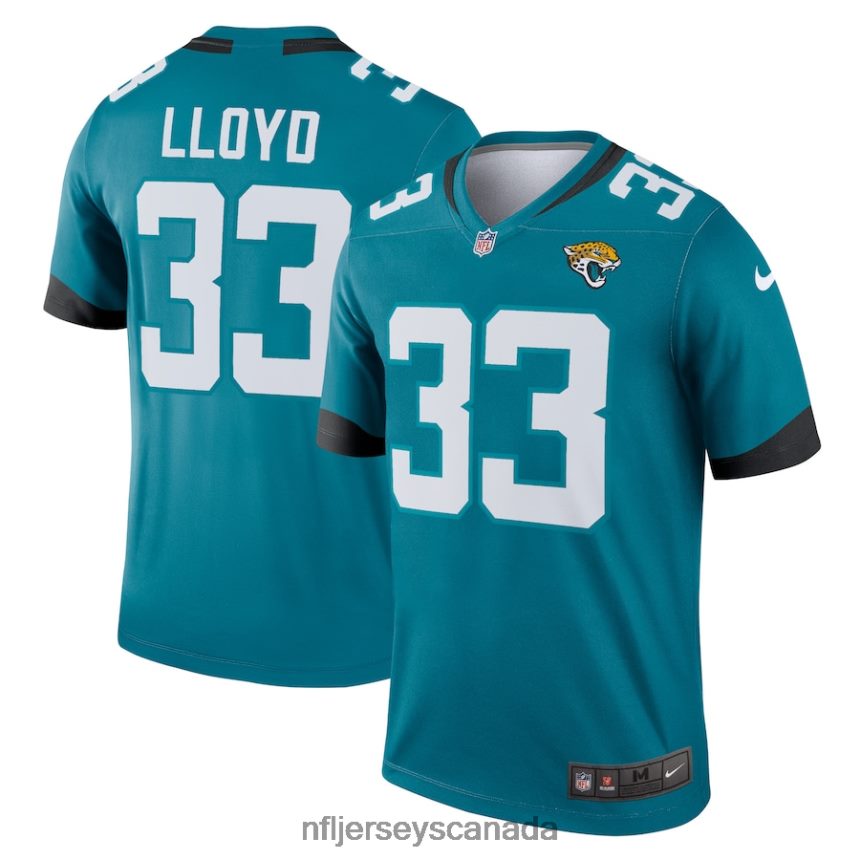 Men Jacksonville Jaguars Devin Lloyd Nike Teal Legend Jersey Clothing NFL TBXFR62754