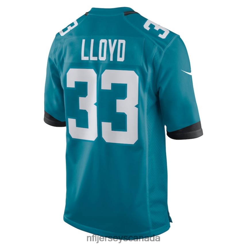 Men Jacksonville Jaguars Devin Lloyd Nike Teal Player Game Jersey Clothing NFL TBXFR62837