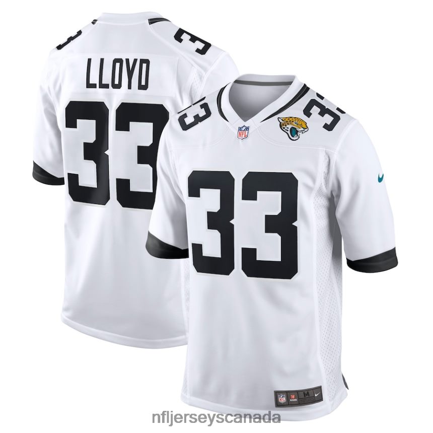 Men Jacksonville Jaguars Devin Lloyd Nike White Away Game Player Jersey Clothing NFL TBXFR66489