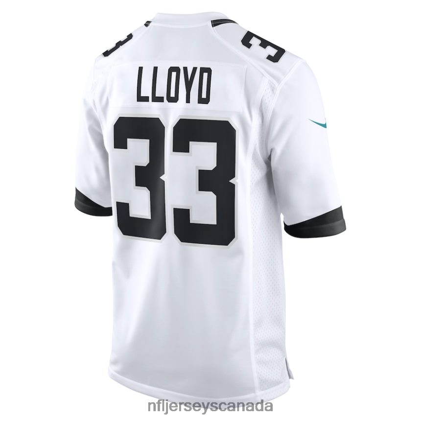 Men Jacksonville Jaguars Devin Lloyd Nike White Away Game Player Jersey Clothing NFL TBXFR66489