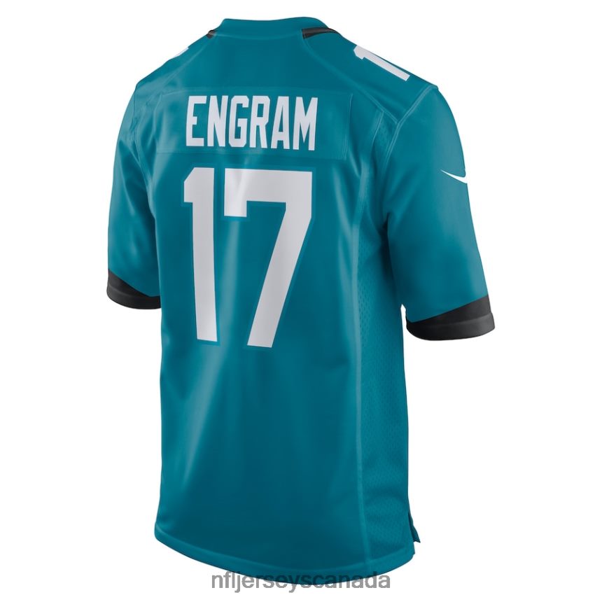 Men Jacksonville Jaguars Evan Engram Nike Teal Game Jersey Clothing NFL TBXFR61286