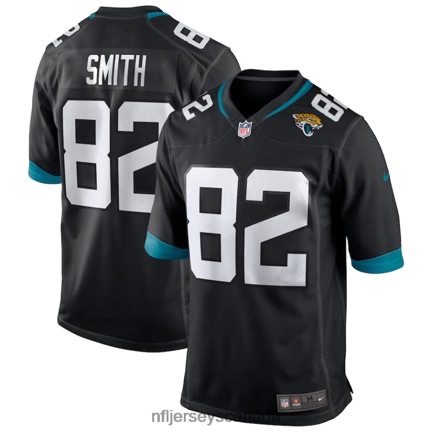 Men Jacksonville Jaguars Jimmy Smith Nike Black Game Retired Player Jersey Clothing NFL TBXFR63554