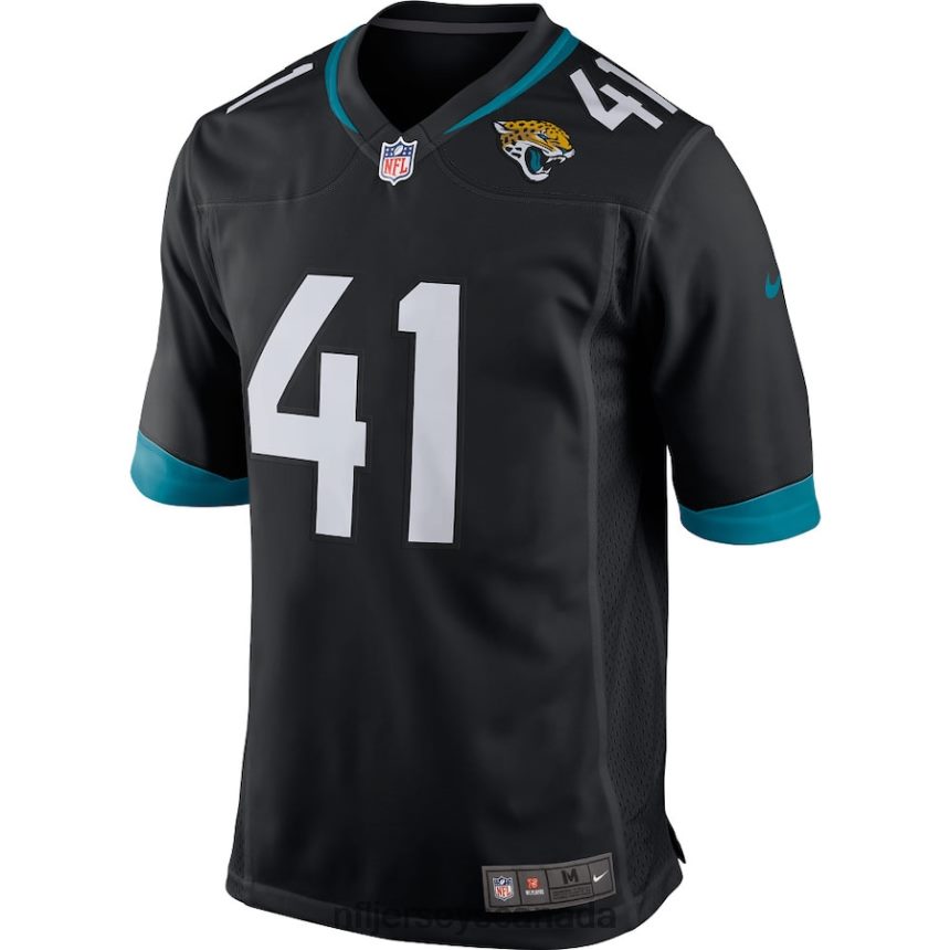 Men Jacksonville Jaguars Josh Allen Nike Black Game Player Jersey Clothing NFL TBXFR62034