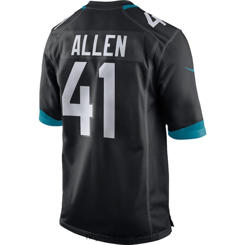Men Jacksonville Jaguars Josh Allen Nike Black Game Player Jersey Clothing NFL TBXFR62034