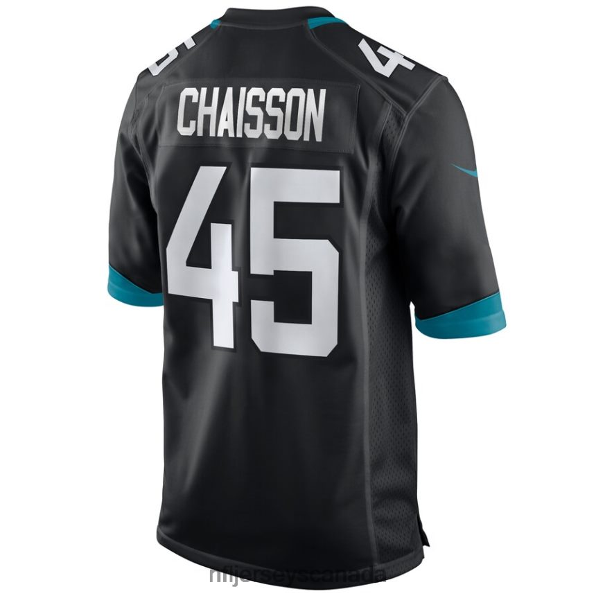 Men Jacksonville Jaguars K\Lavon Chaisson Nike Black Game Jersey Clothing NFL TBXFR64959