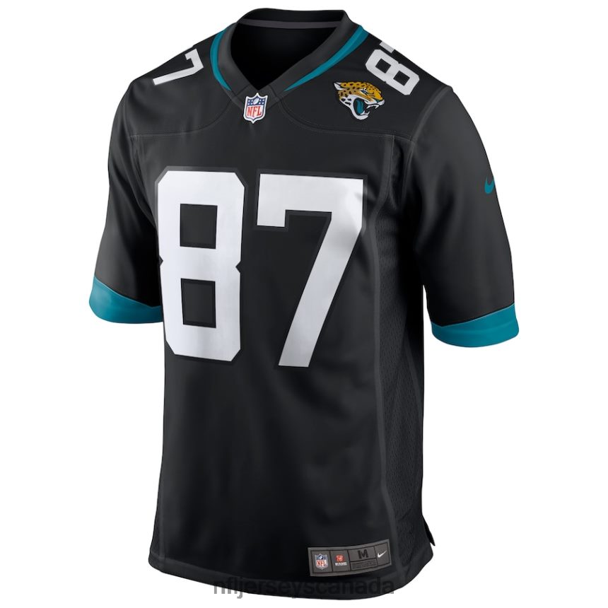 Men Jacksonville Jaguars Keenan McCardell Nike Black Game Retired Player Jersey Clothing NFL TBXFR64533