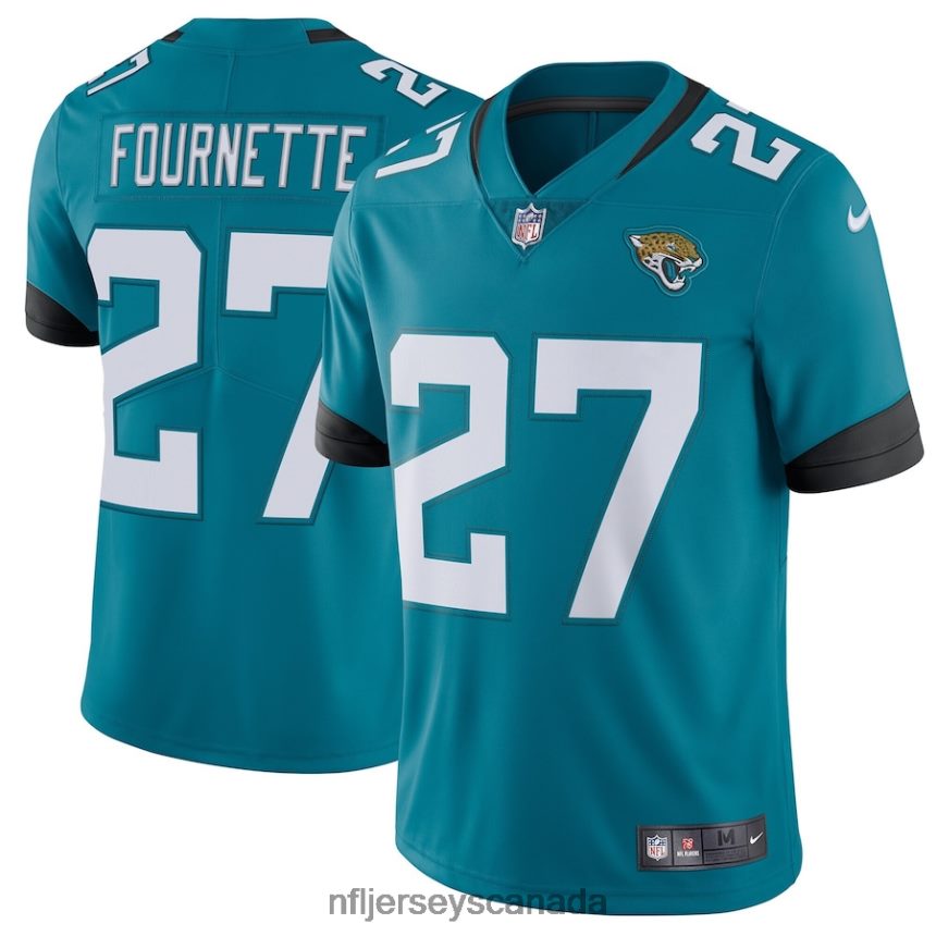 Men Jacksonville Jaguars Leonard Fournette Nike Teal Vapor Limited Player Jersey Clothing NFL TBXFR63203