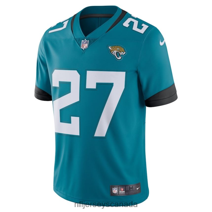 Men Jacksonville Jaguars Leonard Fournette Nike Teal Vapor Limited Player Jersey Clothing NFL TBXFR63203