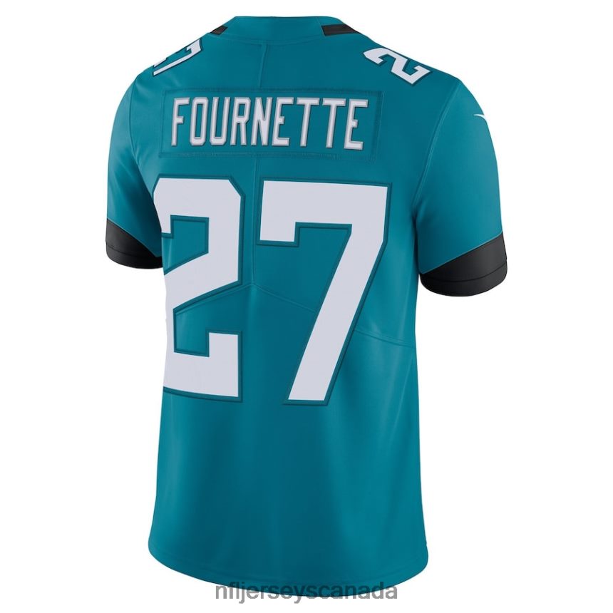 Men Jacksonville Jaguars Leonard Fournette Nike Teal Vapor Limited Player Jersey Clothing NFL TBXFR63203