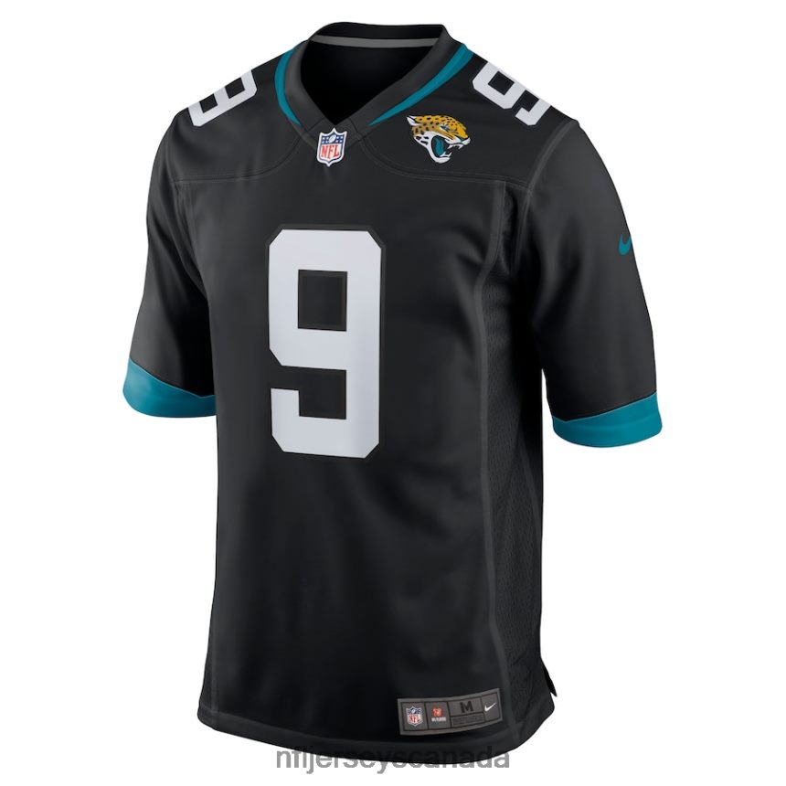 Men Jacksonville Jaguars Logan Cooke Nike Black Game Jersey Clothing NFL TBXFR65751