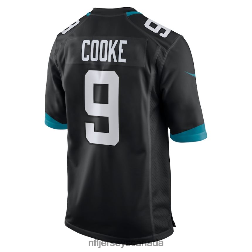 Men Jacksonville Jaguars Logan Cooke Nike Black Game Jersey Clothing NFL TBXFR65751