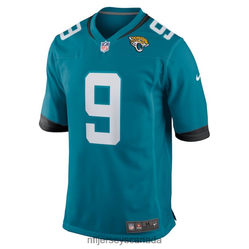 Men Jacksonville Jaguars Logan Cooke Nike Teal Game Jersey Clothing NFL TBXFR63401