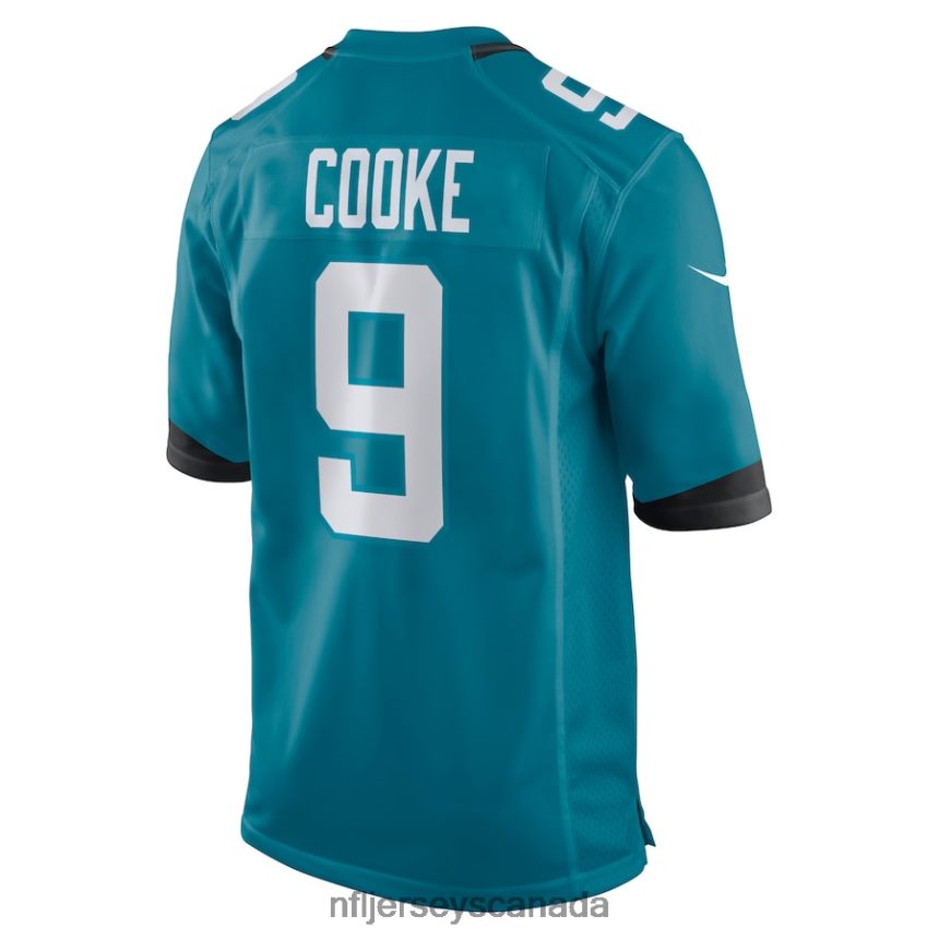 Men Jacksonville Jaguars Logan Cooke Nike Teal Game Jersey Clothing NFL TBXFR63401