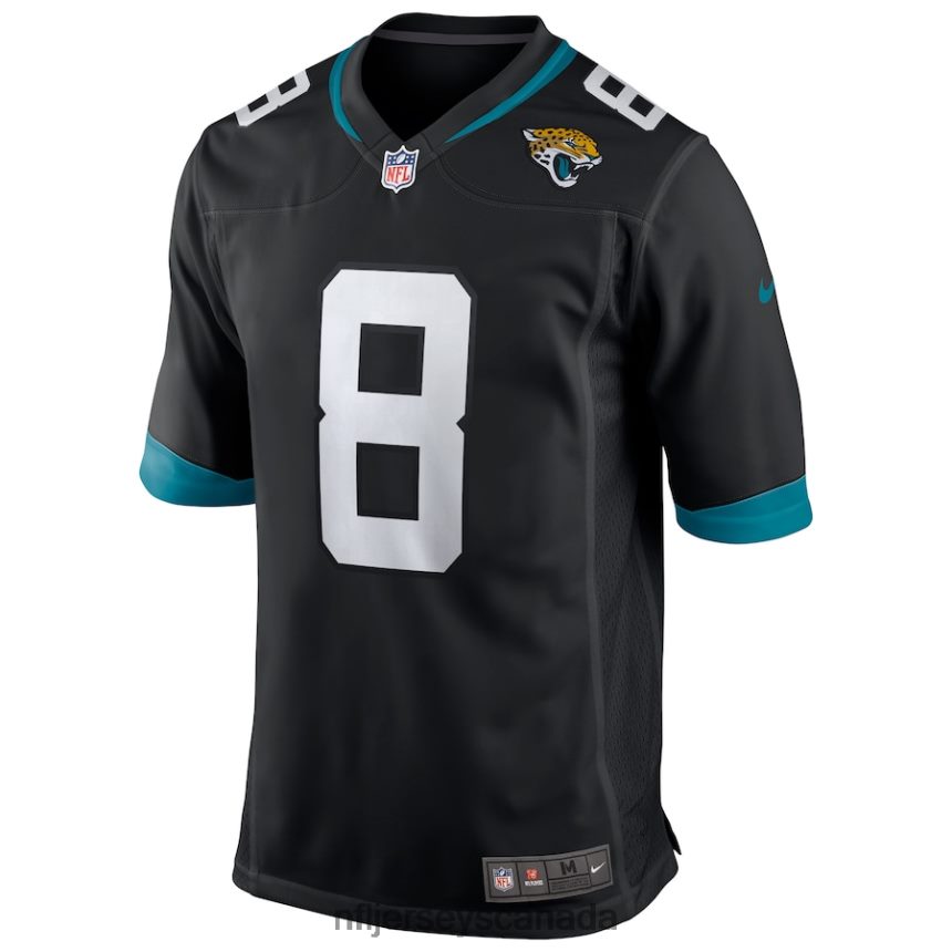 Men Jacksonville Jaguars Mark Brunell Nike Black Game Retired Player Jersey Clothing NFL TBXFR64165