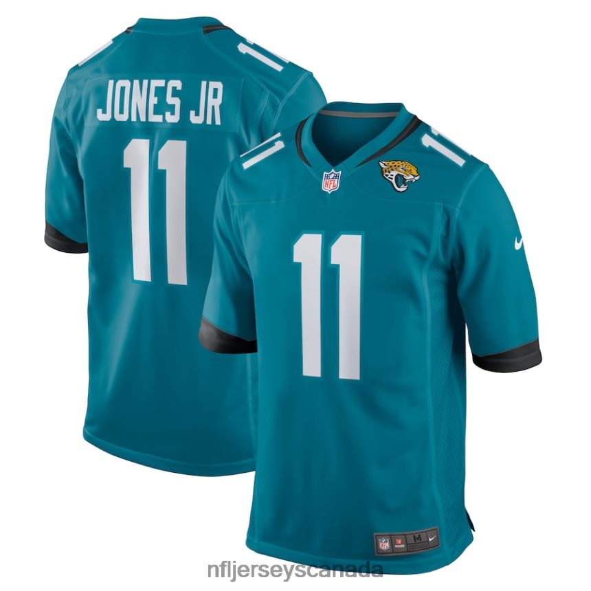Men Jacksonville Jaguars Marvin Jones Jr Nike Teal Game Jersey Clothing NFL TBXFR62266