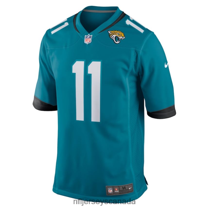 Men Jacksonville Jaguars Marvin Jones Jr Nike Teal Game Jersey Clothing NFL TBXFR62266
