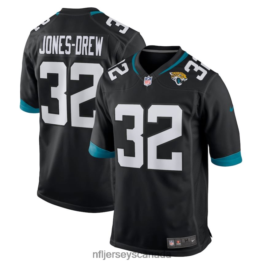 Men Jacksonville Jaguars Maurice Jones-Drew Nike Black Game Retired Player Jersey Clothing NFL TBXFR62651