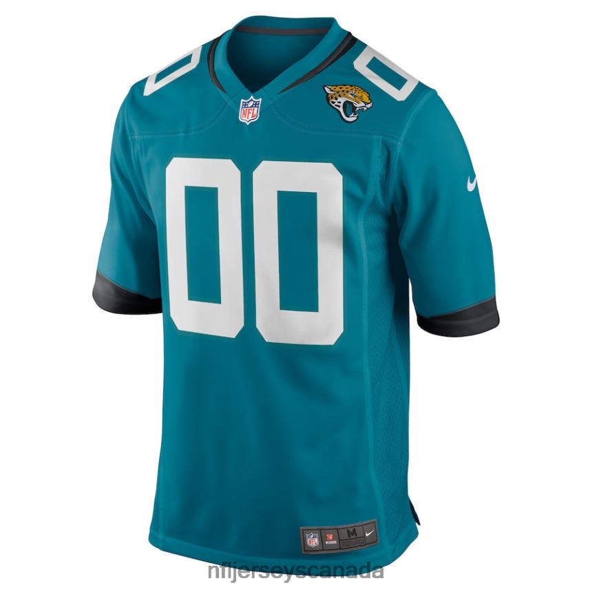 Men Jacksonville Jaguars Nike Teal Alternate Custom Game Jersey Clothing NFL TBXFR6185