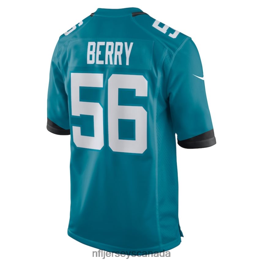 Men Jacksonville Jaguars Rashod Berry Nike Teal Home Game Player Jersey Clothing NFL TBXFR65653