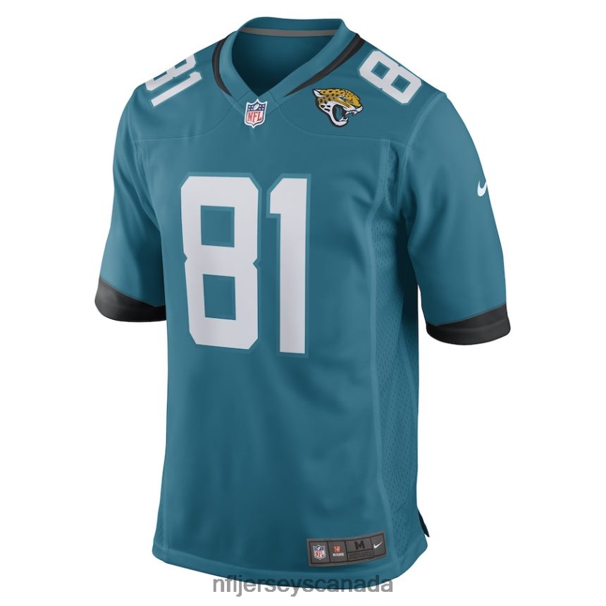 Men Jacksonville Jaguars Seth Williams Nike Teal Game Player Jersey Clothing NFL TBXFR66786