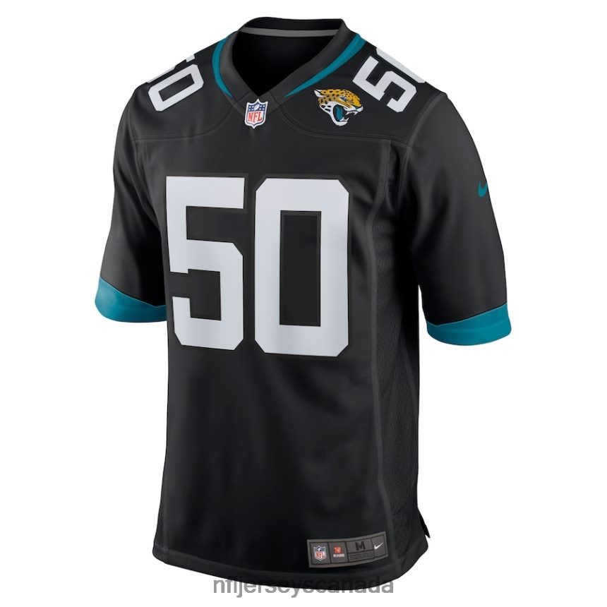 Men Jacksonville Jaguars Shaquille Quarterman Nike Black Game Jersey Clothing NFL TBXFR64190
