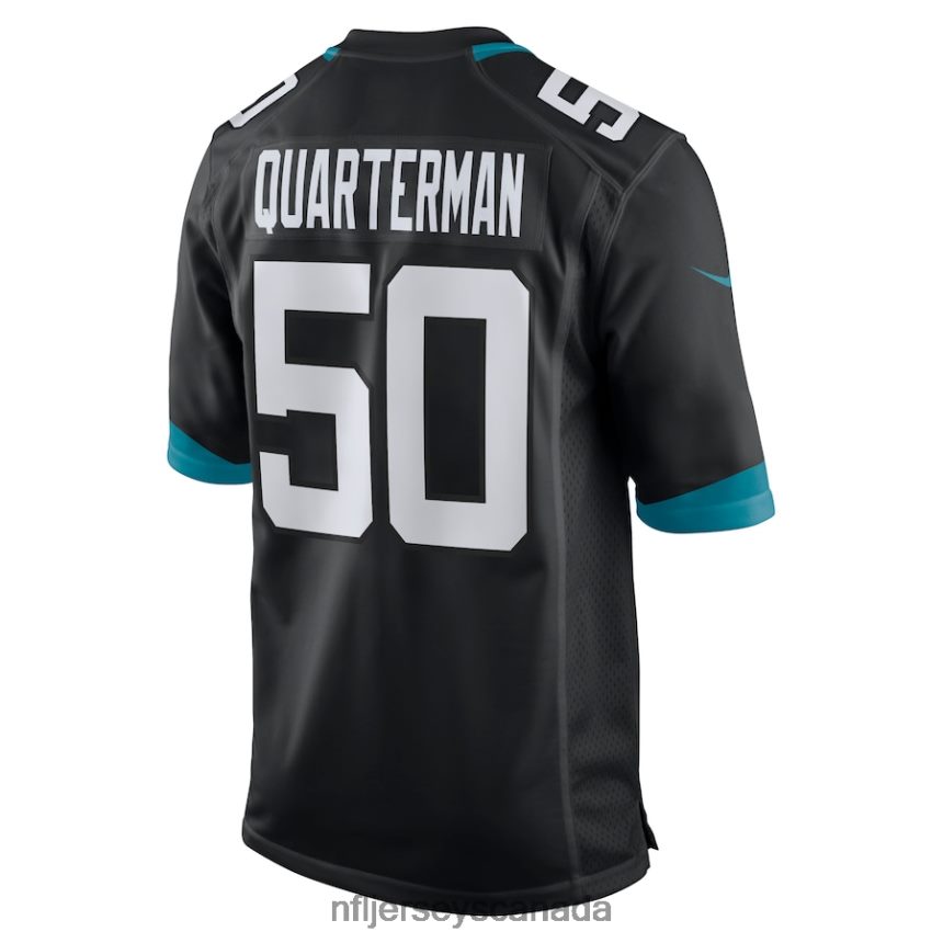 Men Jacksonville Jaguars Shaquille Quarterman Nike Black Game Jersey Clothing NFL TBXFR64190