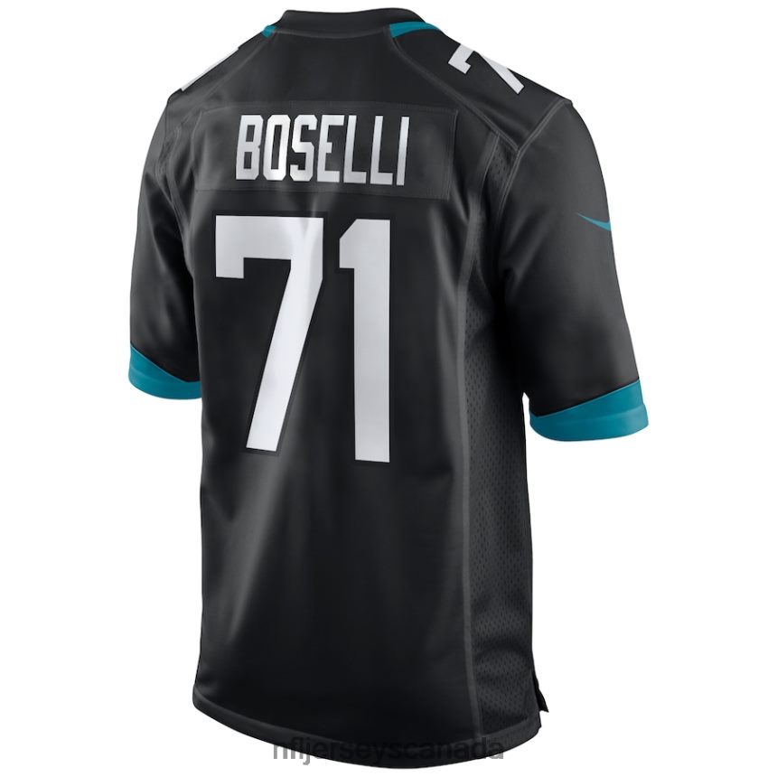 Men Jacksonville Jaguars Tony Boselli Nike Black Game Retired Player Jersey Clothing NFL TBXFR64531