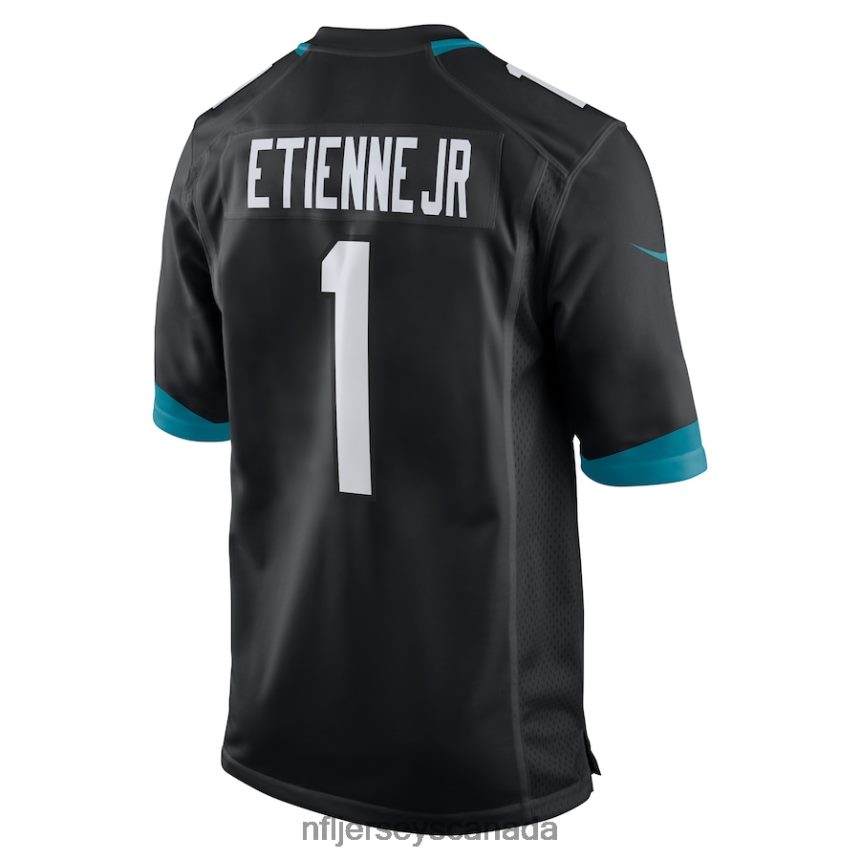 Men Jacksonville Jaguars Travis Etienne Nike Black Game Jersey Clothing NFL TBXFR6403