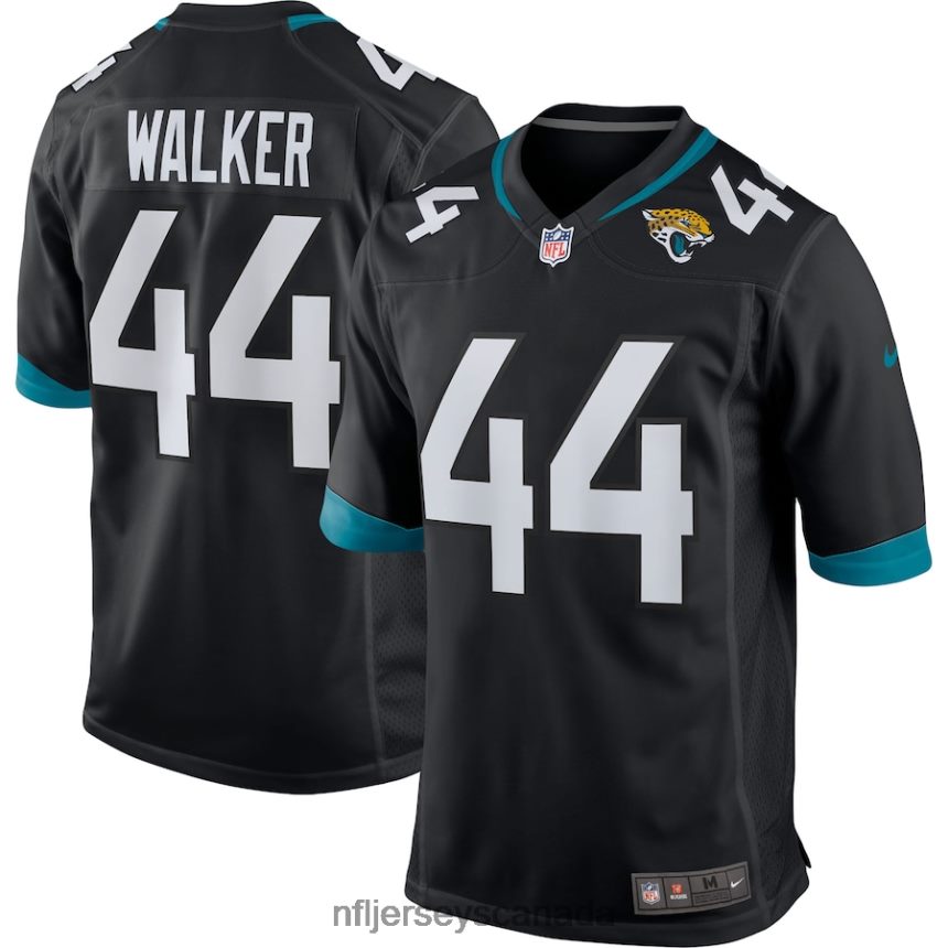 Men Jacksonville Jaguars Travon Walker Nike Black Player Game Jersey Clothing NFL TBXFR61935