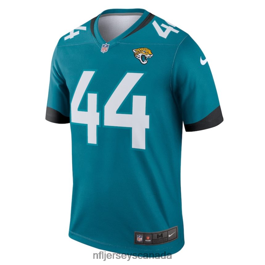 Men Jacksonville Jaguars Travon Walker Nike Teal Legend Jersey Clothing NFL TBXFR61313