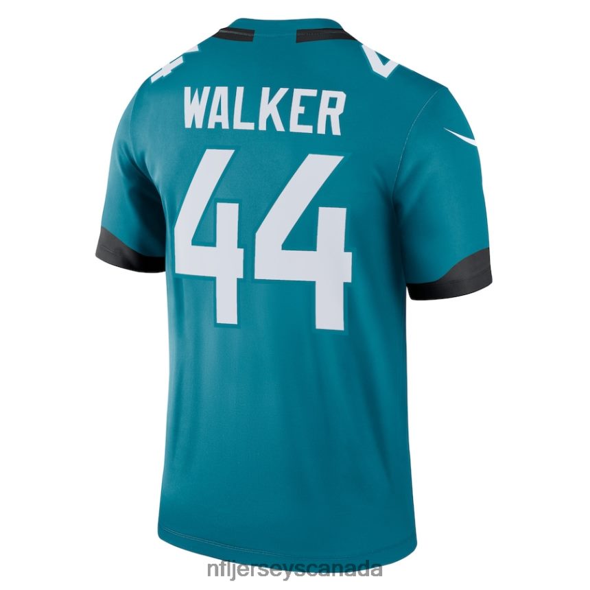 Men Jacksonville Jaguars Travon Walker Nike Teal Legend Jersey Clothing NFL TBXFR61313