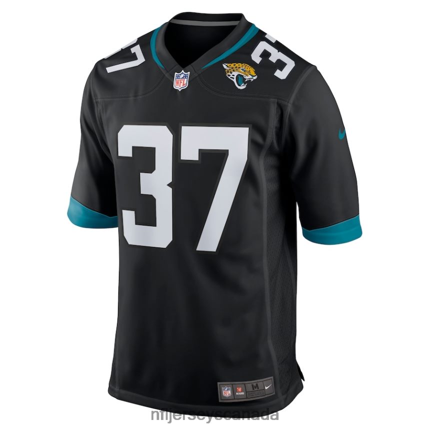 Men Jacksonville Jaguars Tre Herndon Nike Black Game Jersey Clothing NFL TBXFR64909