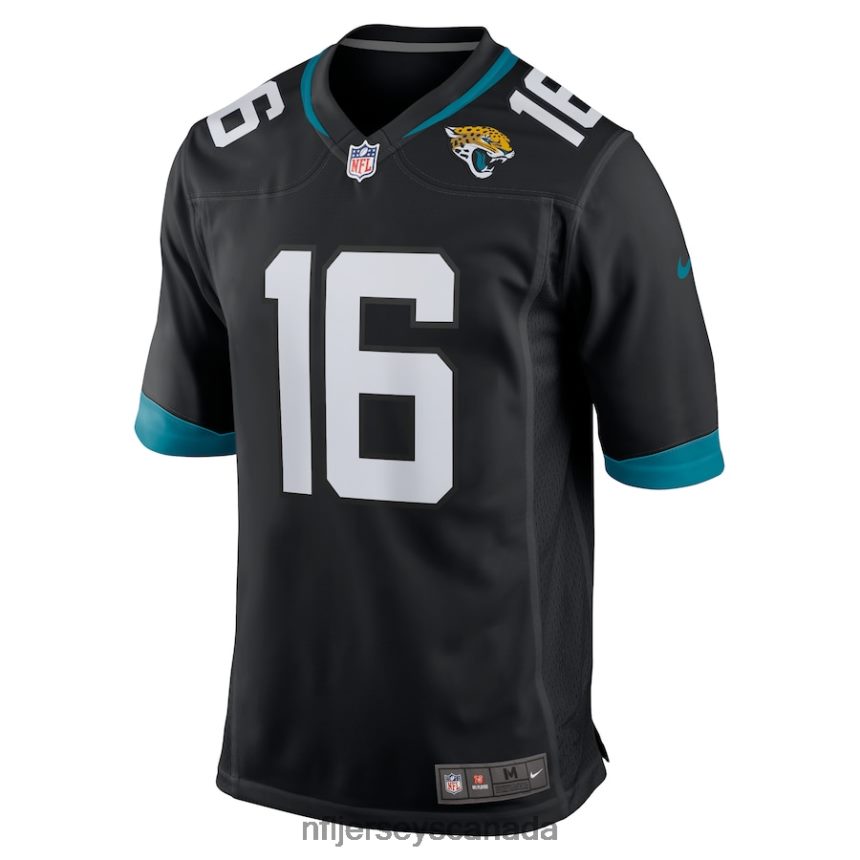 Men Jacksonville Jaguars Trevor Lawrence Nike Black Alternate Game Jersey Clothing NFL TBXFR6113