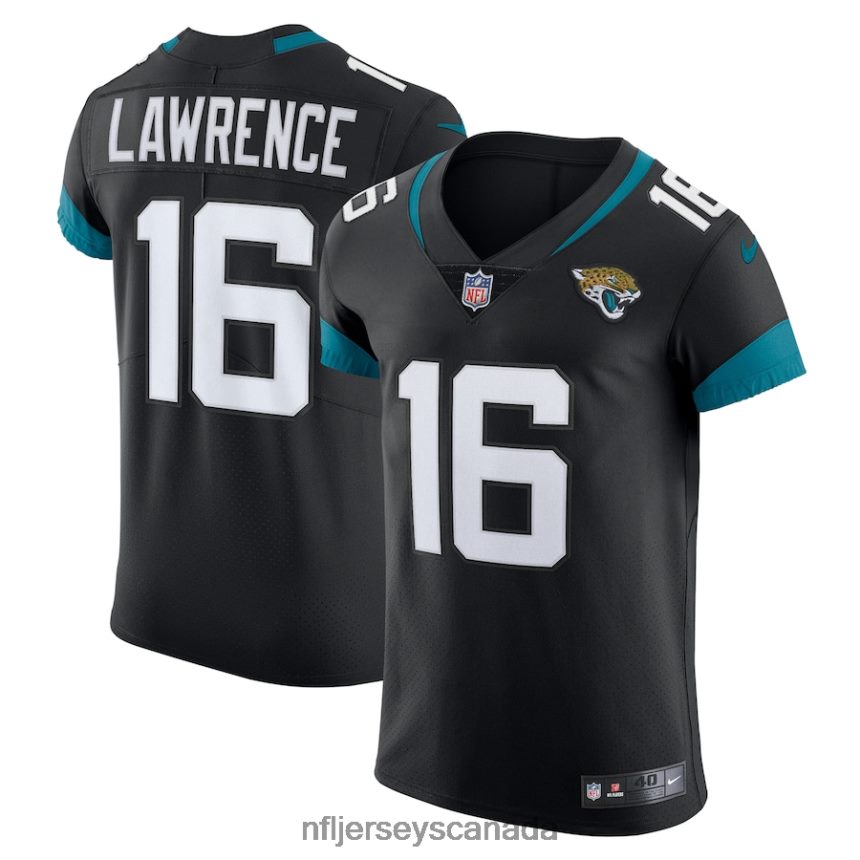Men Jacksonville Jaguars Trevor Lawrence Nike Black Vapor Elite Jersey Clothing NFL TBXFR6745