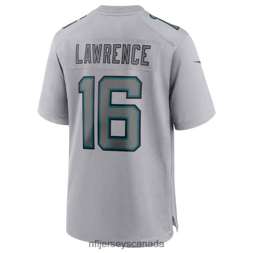 Men Jacksonville Jaguars Trevor Lawrence Nike Gray Atmosphere Fashion Game Jersey Clothing NFL TBXFR6313