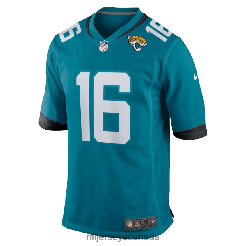 Men Jacksonville Jaguars Trevor Lawrence Nike Teal Home Game Jersey Clothing NFL TBXFR643