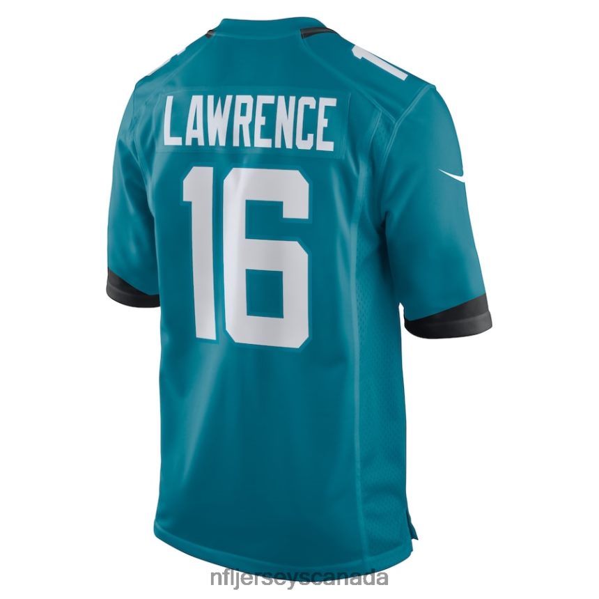 Men Jacksonville Jaguars Trevor Lawrence Nike Teal Home Game Jersey Clothing NFL TBXFR643