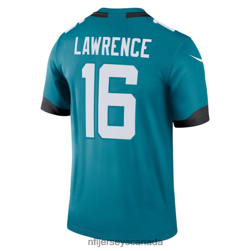 Men Jacksonville Jaguars Trevor Lawrence Nike Teal Legend Jersey Clothing NFL TBXFR61011