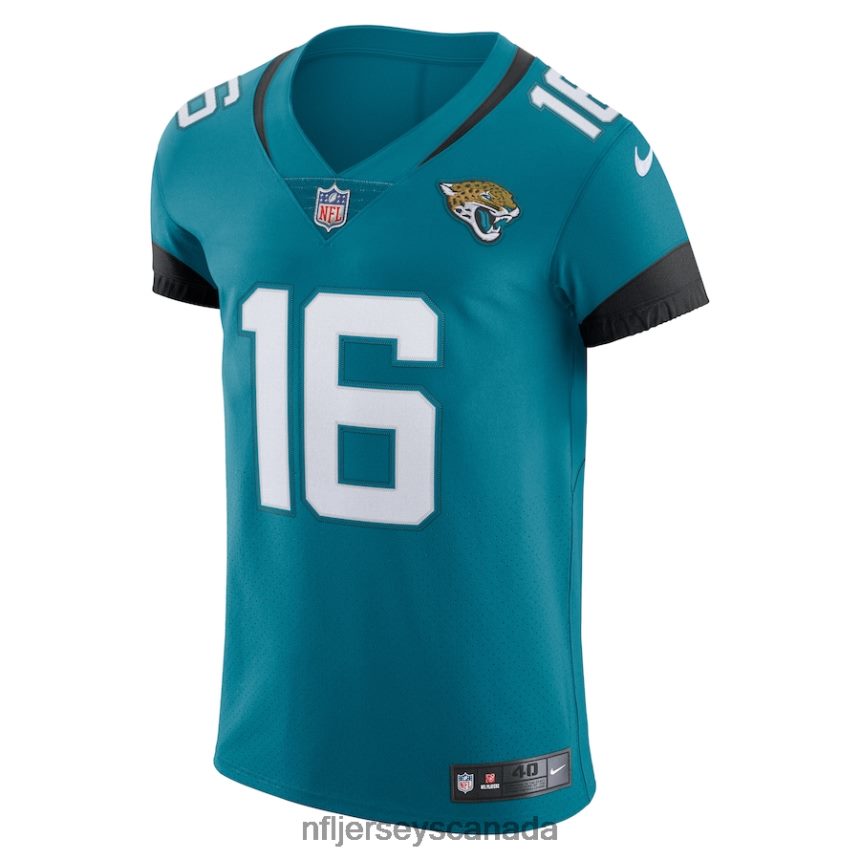 Men Jacksonville Jaguars Trevor Lawrence Nike Teal Vapor Elite Jersey Clothing NFL TBXFR6600