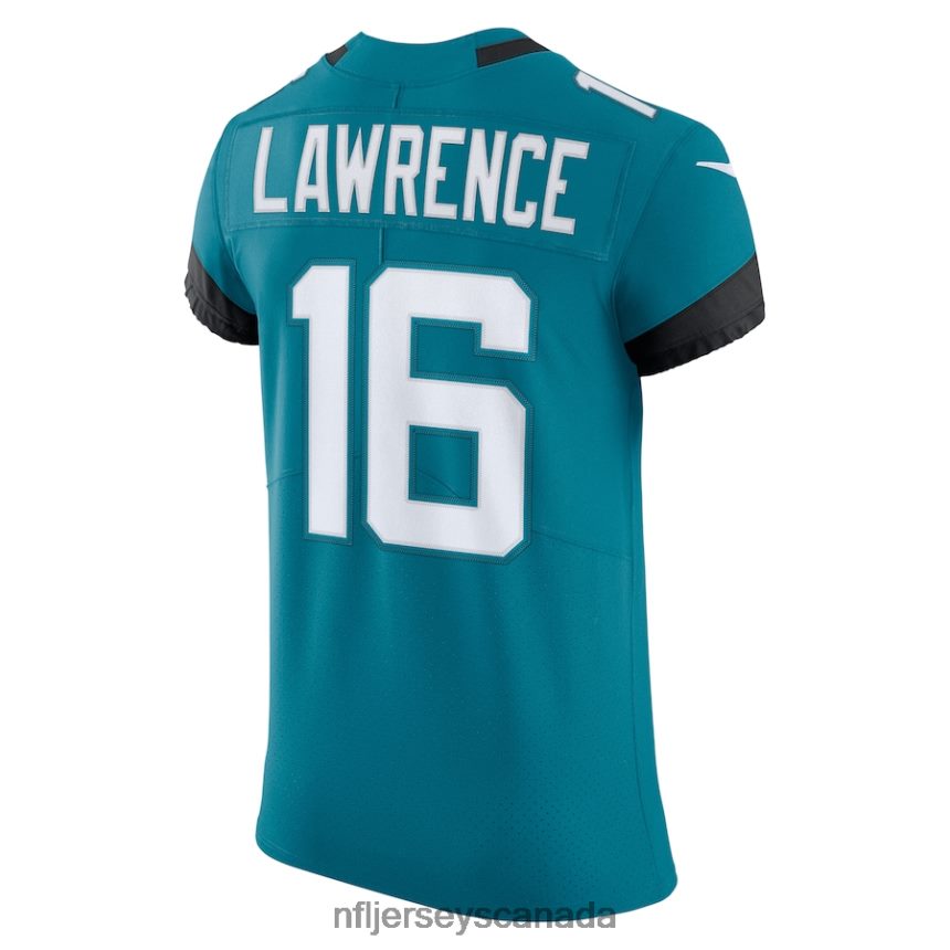 Men Jacksonville Jaguars Trevor Lawrence Nike Teal Vapor Elite Jersey Clothing NFL TBXFR6600