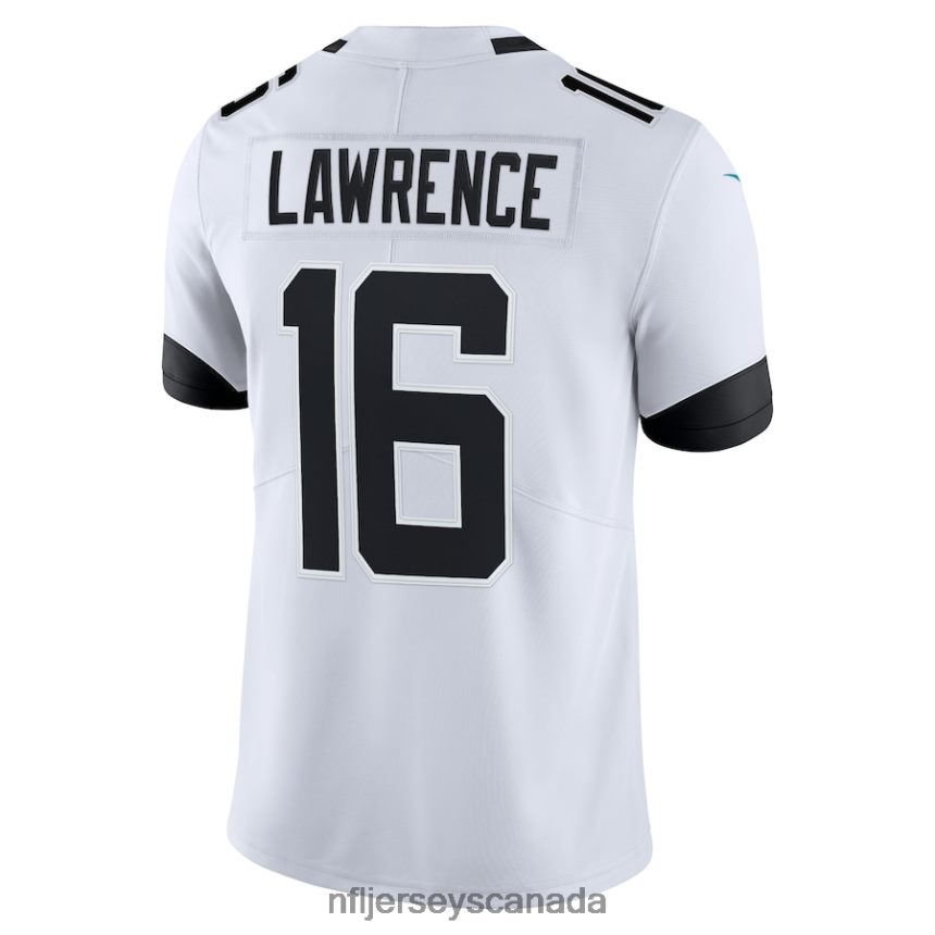 Men Jacksonville Jaguars Trevor Lawrence Nike White Vapor Limited Jersey Clothing NFL TBXFR61875