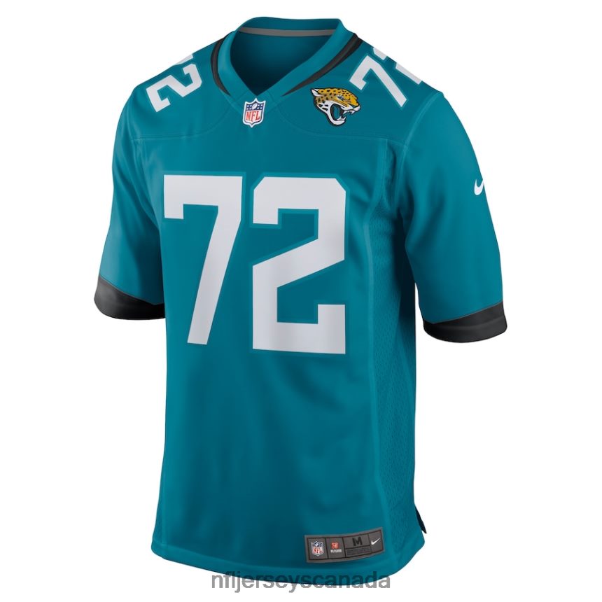 Men Jacksonville Jaguars Walker Little Nike Teal Game Jersey Clothing NFL TBXFR63268