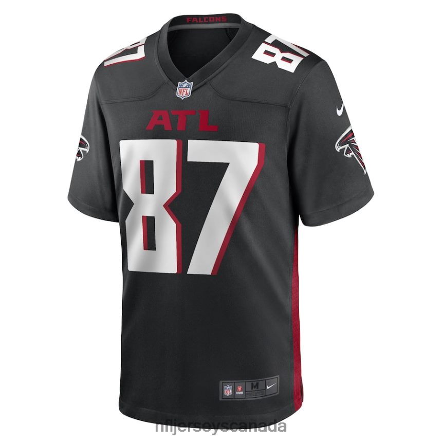 Men John FitzPatrick Atlanta Falcons Nike Black Game Player Jersey Clothing NFL TBXFR64489