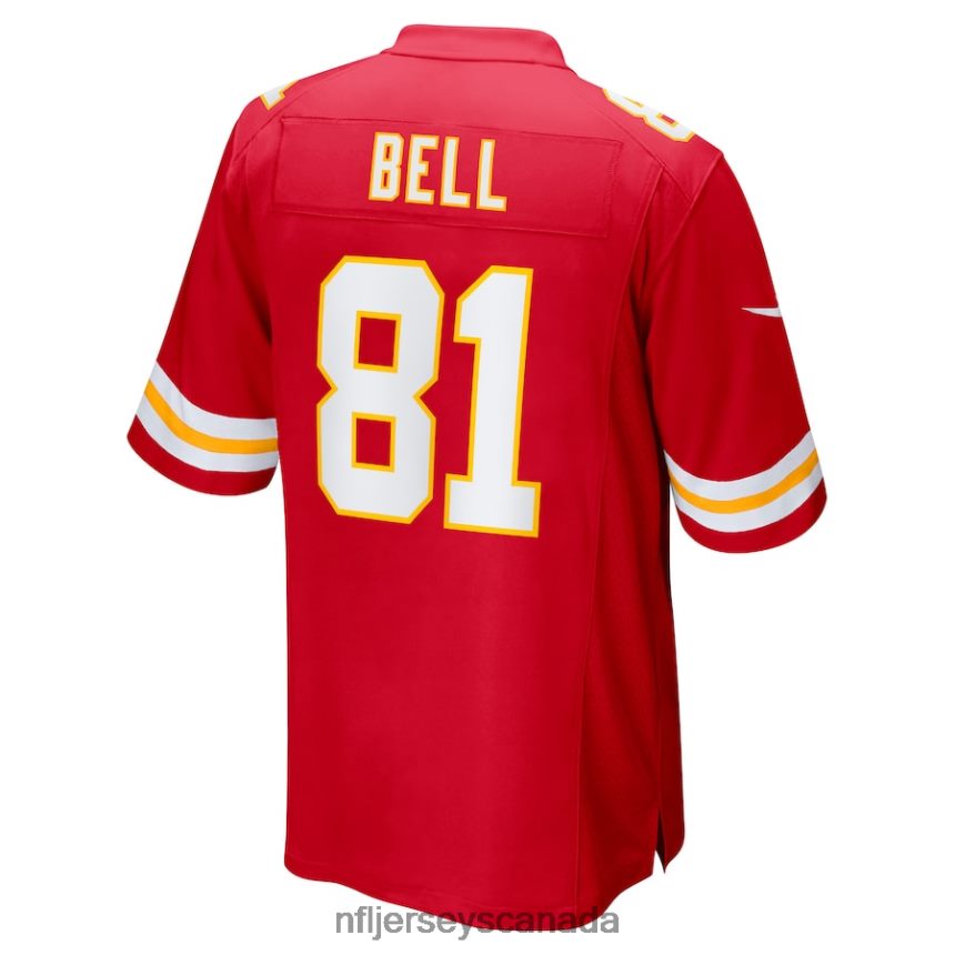 Men Kansas City Chiefs Blake Bell Nike Red Game Player Jersey Clothing NFL TBXFR63223