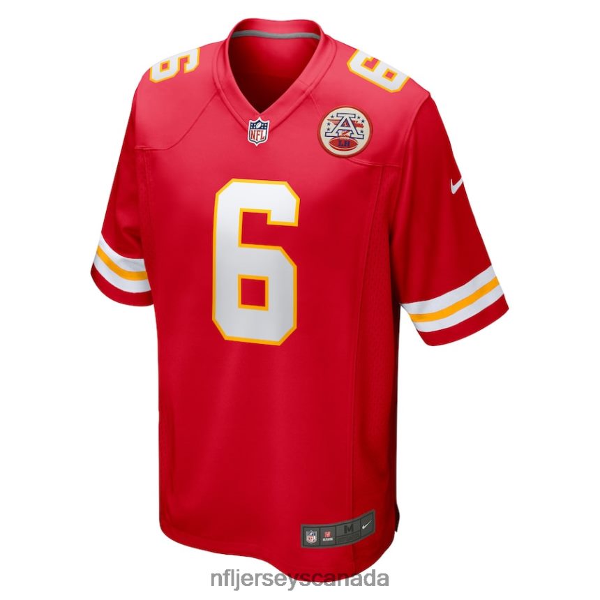 Men Kansas City Chiefs Bryan Cook Nike Red Game Player Jersey Clothing NFL TBXFR62260