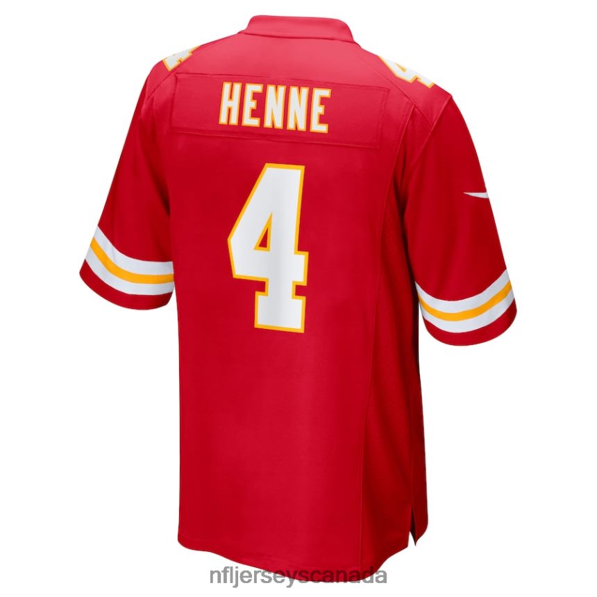 Men Kansas City Chiefs Chad Henne Nike Red Game Jersey Clothing NFL TBXFR61980