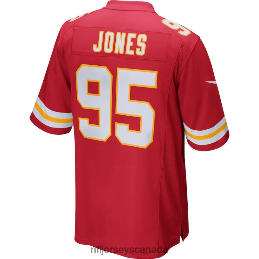 Men Kansas City Chiefs Chris Jones Nike Red Game Jersey Clothing NFL TBXFR6258