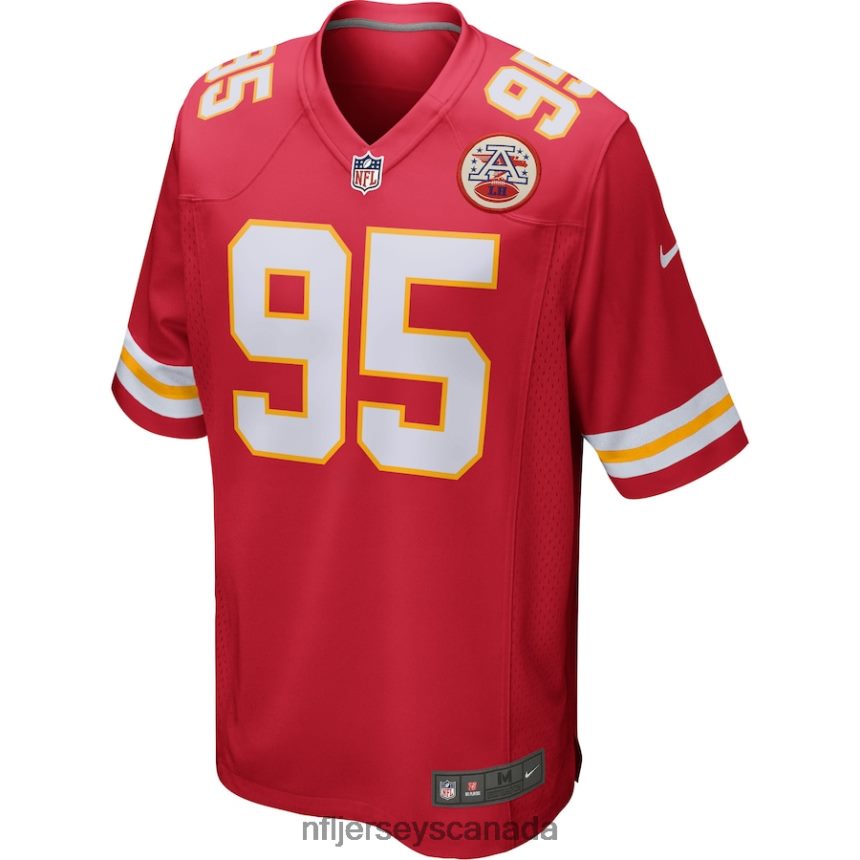 Men Kansas City Chiefs Chris Jones Nike Red Player Game Jersey Clothing NFL TBXFR62186
