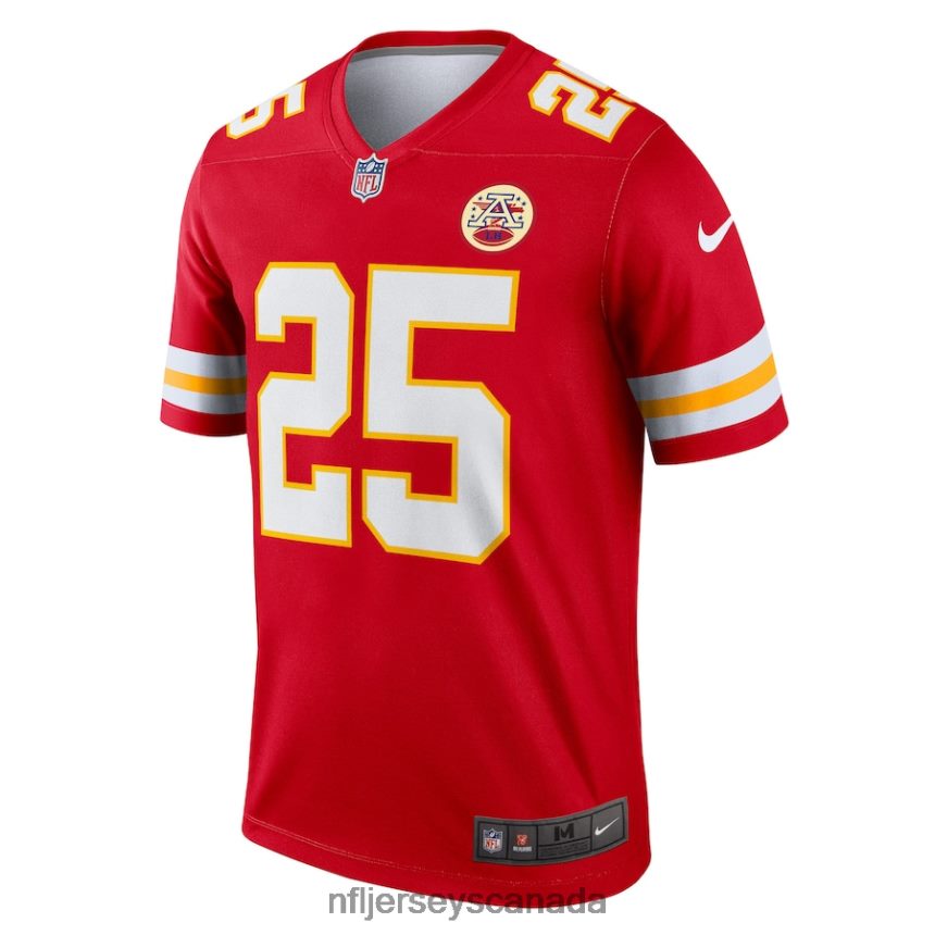 Men Kansas City Chiefs Clyde Edwards-Helaire Nike Red Legend Jersey Clothing NFL TBXFR61616