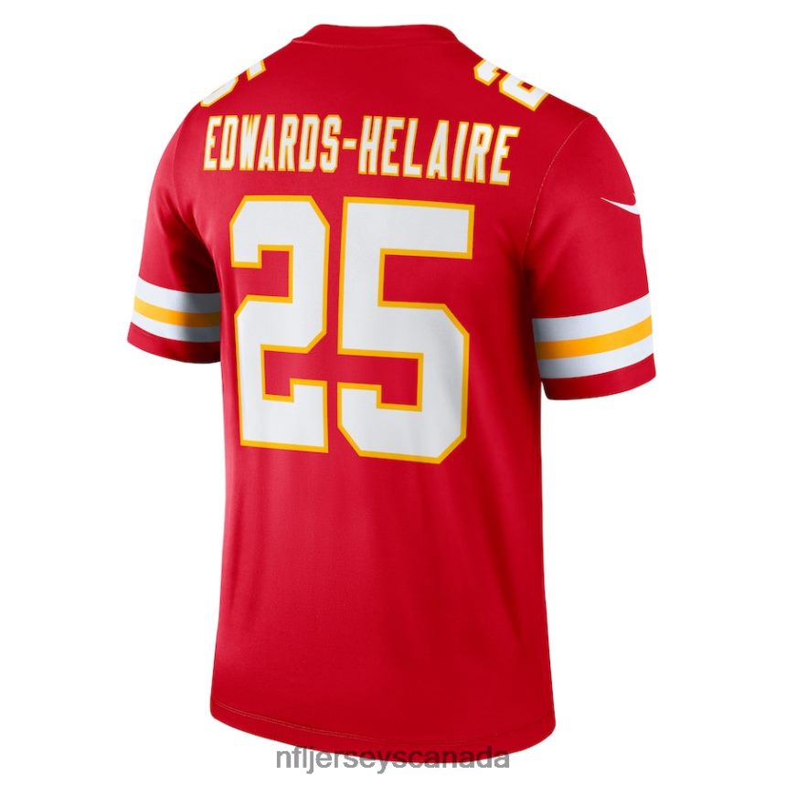 Men Kansas City Chiefs Clyde Edwards-Helaire Nike Red Legend Jersey Clothing NFL TBXFR61616